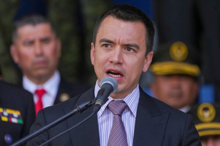 Daniel Noboa, presidente de Ecuador