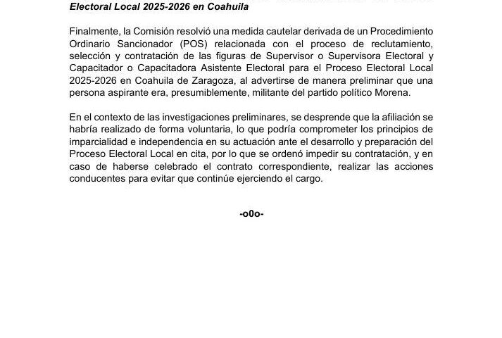 INE desecha queja Adrián de la Garza por campaña Next Energy de MC