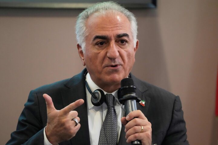 Reza Pahlaví, príncipe heredero de Irán.