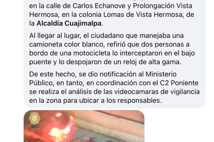 Captan asalto a automovilista en túnel de Santa Fe; queda en video