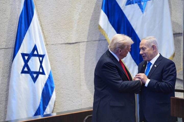 Donald Trump y Benjamín Netanyahu