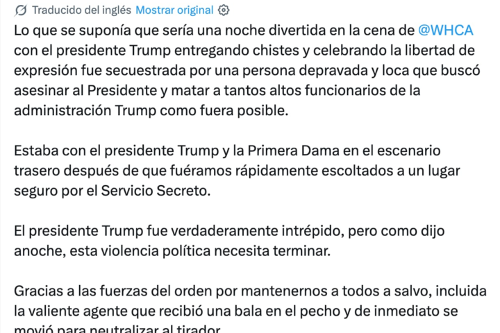 Karoline Leavitt reacciona a ataque en Washington y pide “rezar por el país”