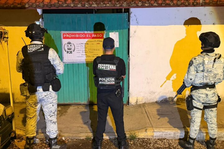 Cateo en inmueble de Tulum por la FGE de Quintana Roo.