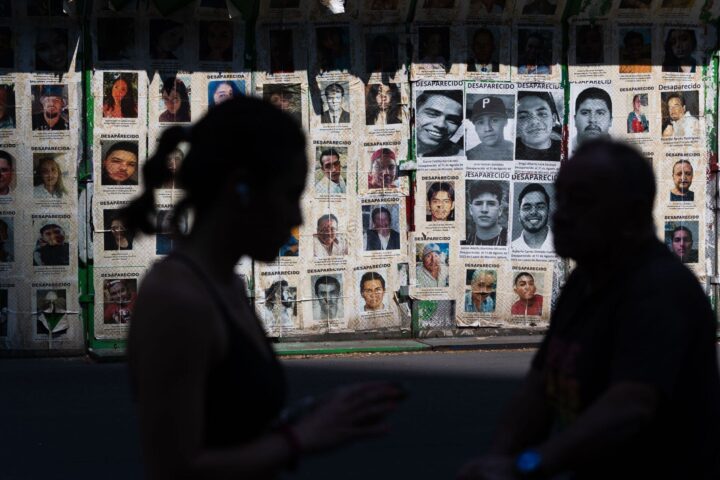 Protesta por desapariciones en México