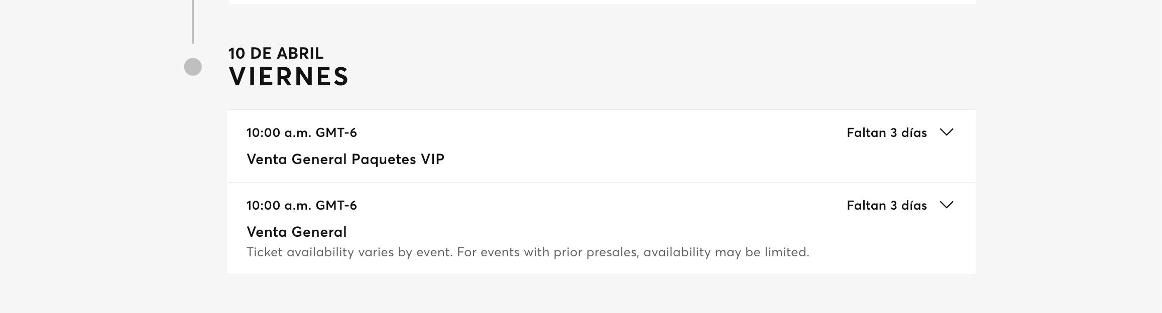 Fechas de preventa y venta de boletos para Young Miko