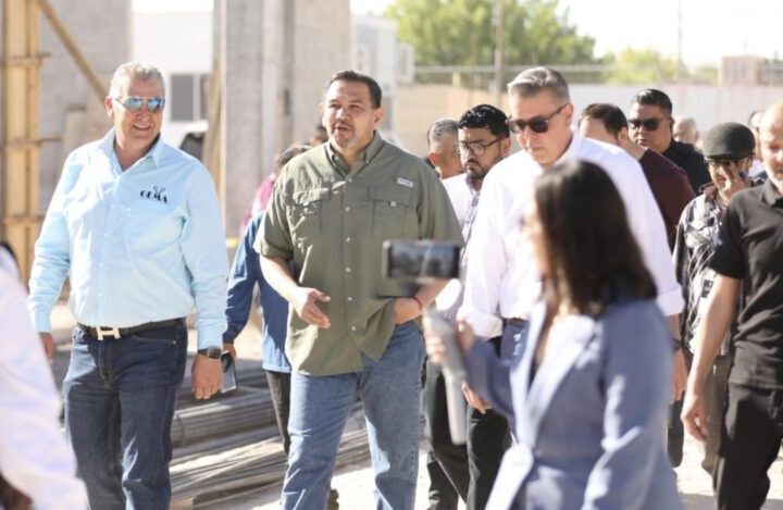 Supervisa Cruz obra del Parque de Policías Club Guardianes Juárez