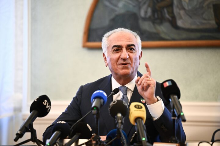 Reza Pahlaví, príncipe heredero de Irán.