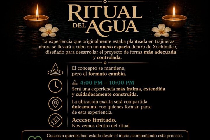 Sedema frena Ritual del Agua en zona protegida de Xochimilco