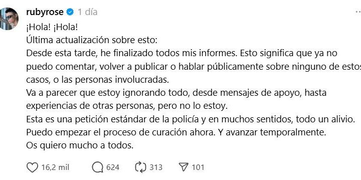 Ruby Rose inicia proceso legal contra Katy Perry por presunta agresión sexual