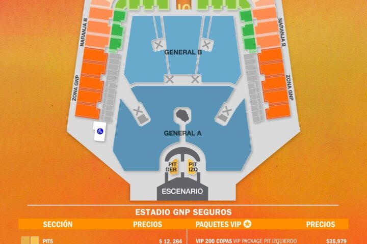 Paquetes VIP para conciertos de Karol G en CDMX