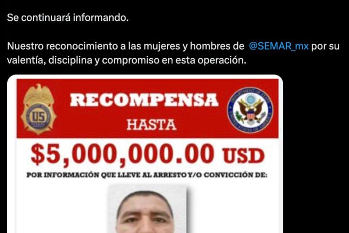 Harfuch confirma captura de Audias Flores “El Jardinero”