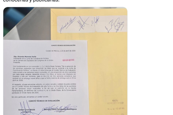 Ricardo Monreal ya recibió las listas de aspirantes al INE