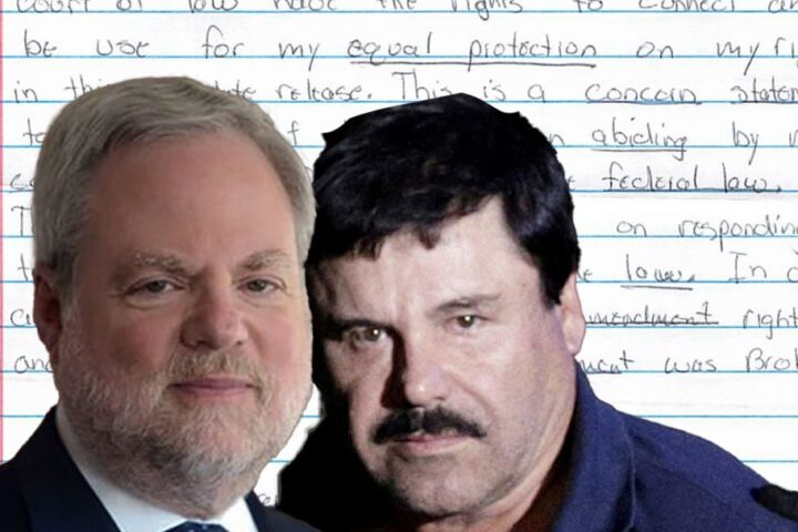 El Chapo Guzmán envía carta a Brian Cogan por un trato justo en Estados Unidos