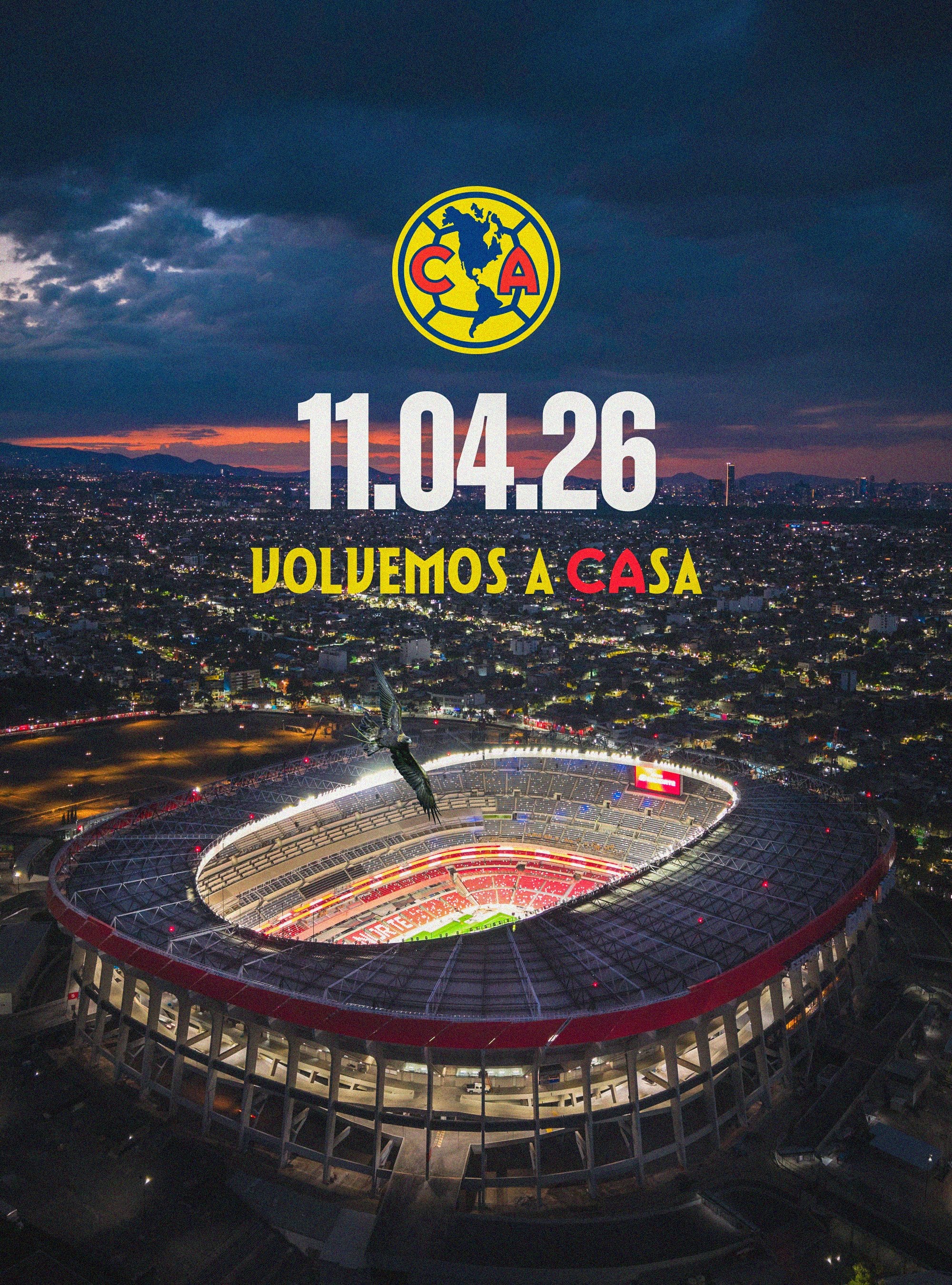 América regresa al Estadio Banorte