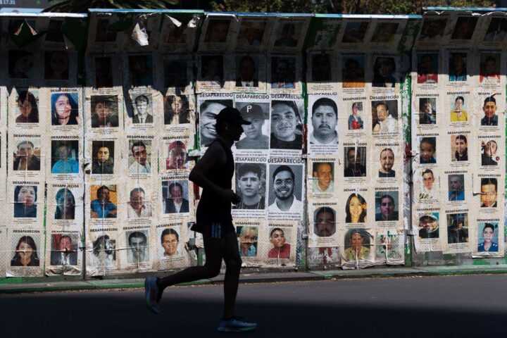 Protesta por desapariciones en México