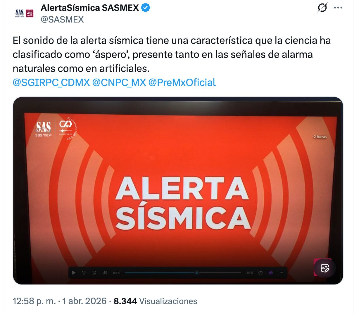 Revelan porqué la alerta sísmica te pone en alarma