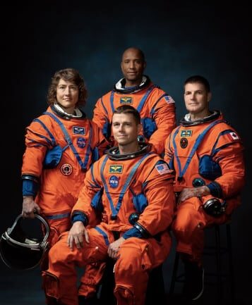Tripulantes de la misión Artemis II