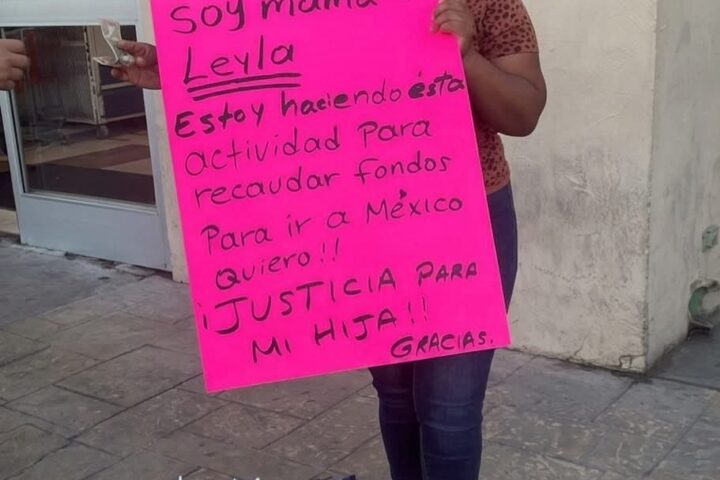 Madre de Leyla Montserrat vende dulces para viajar a CDMX y exigir justicia