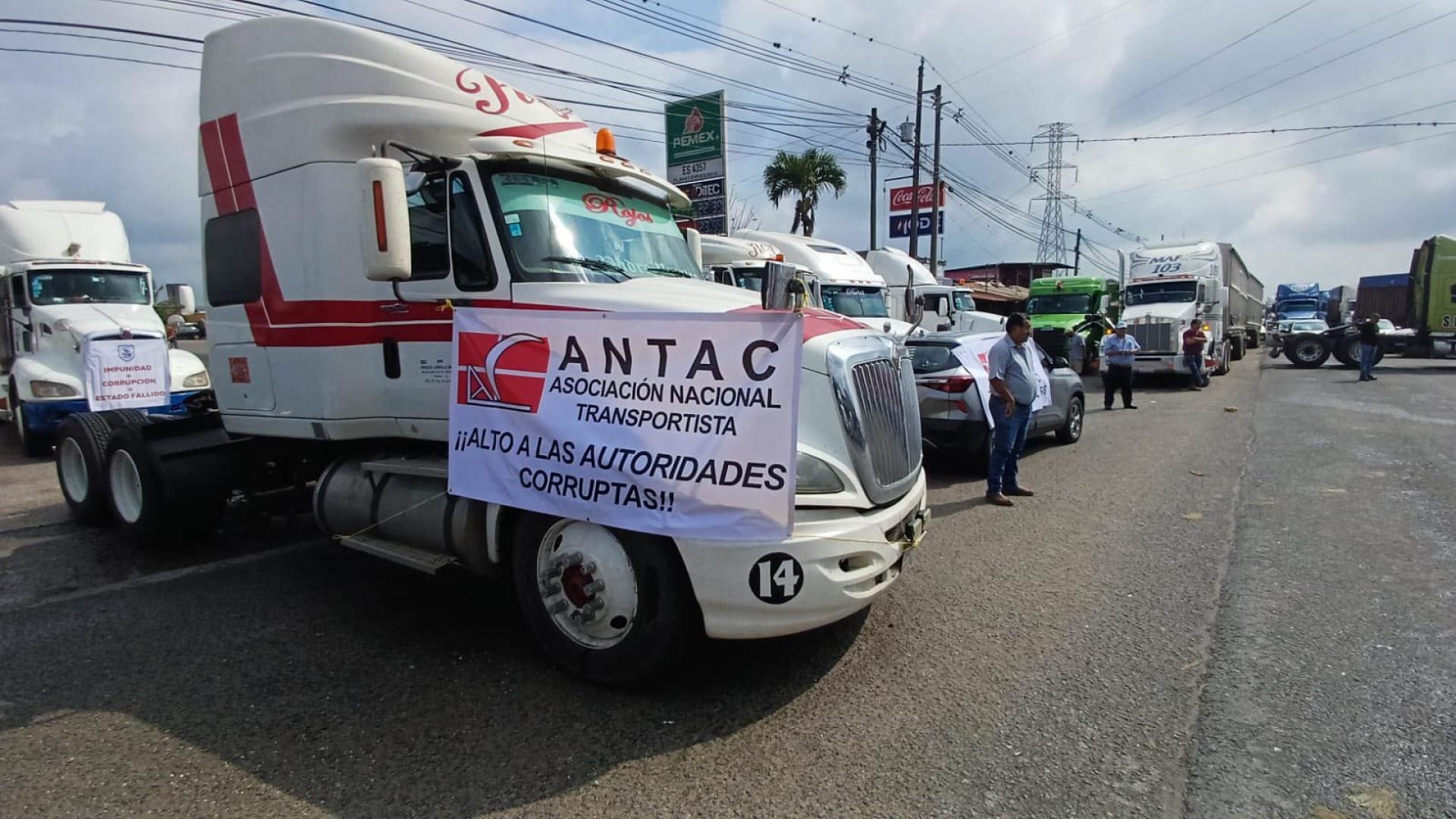 Paro indefinido de transportistas de la ANTAC