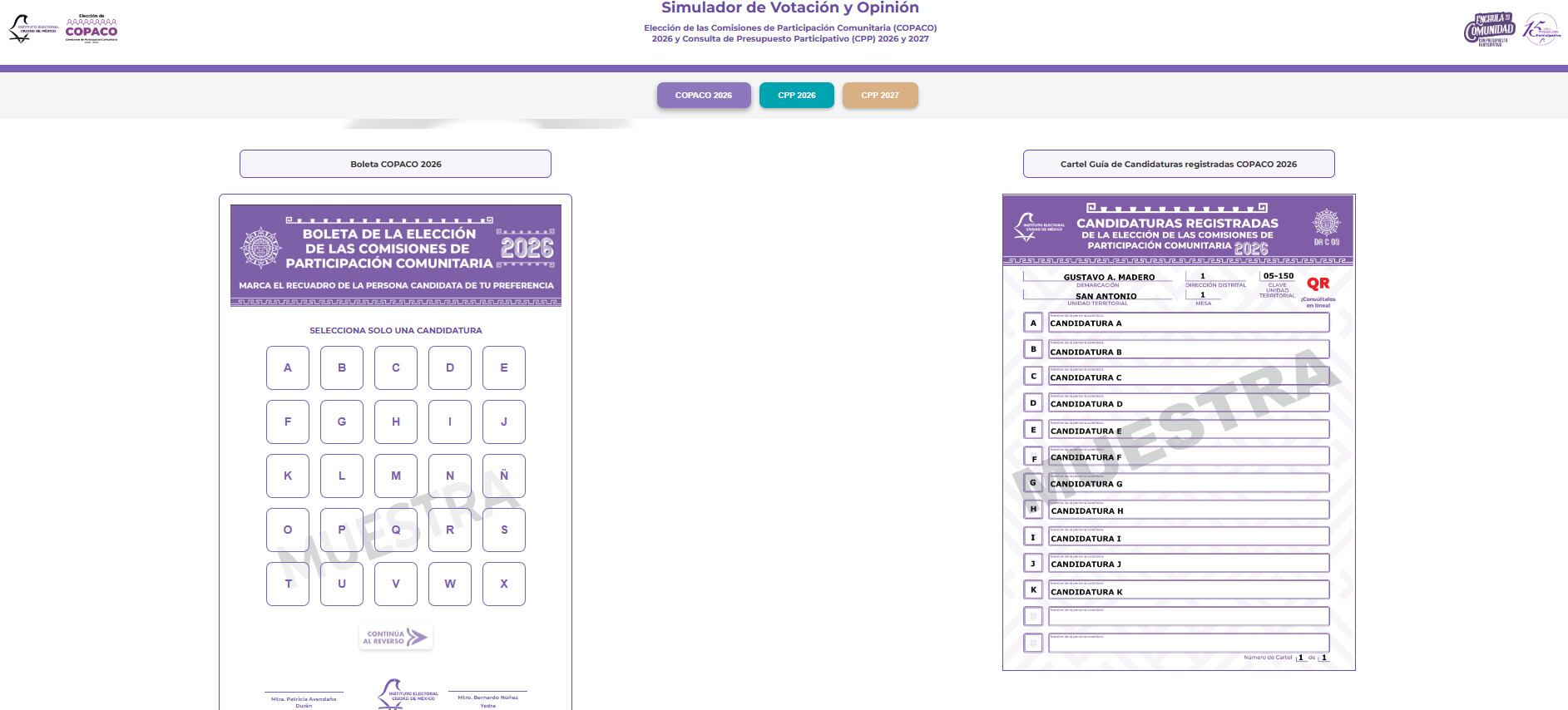 El IECM presenta su simulador para la jornada del 3 de mayo