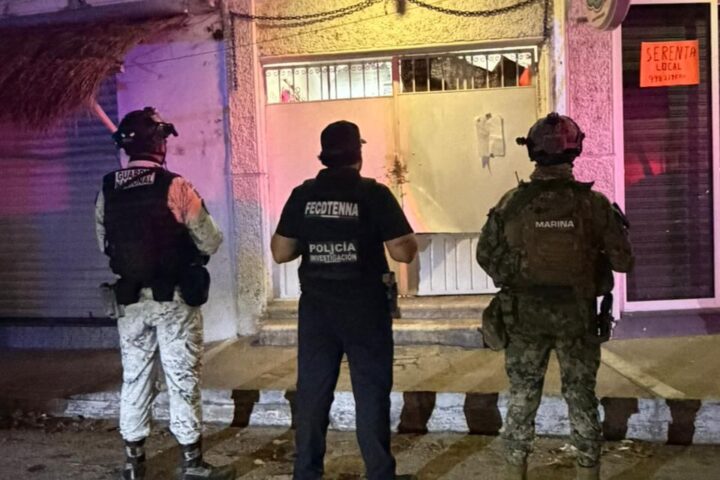 Cateo en inmueble de Tulum por la FGE de Quintana Roo.