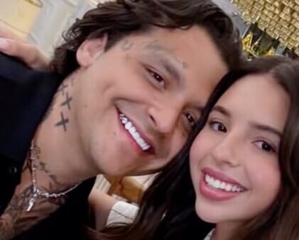 Christian Nodal y Ángela Aguilar