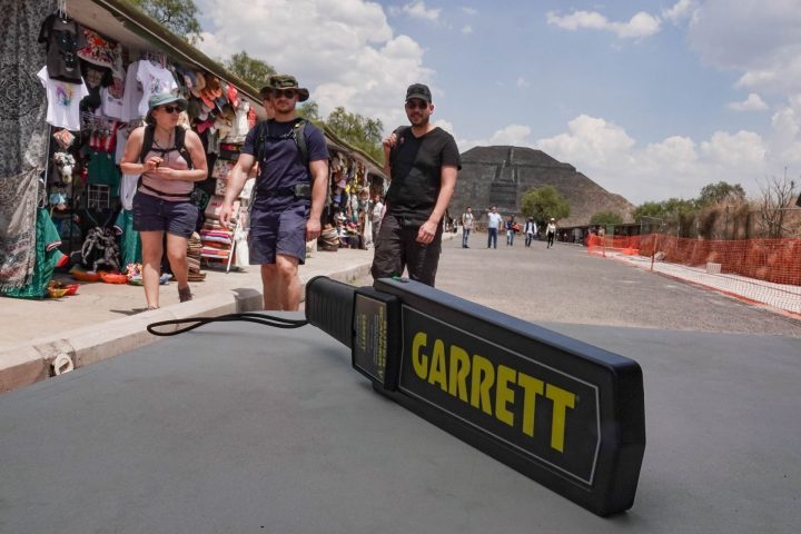 Zona arqueológica de Teotihuacán: Inicia operación de detector tras ataque