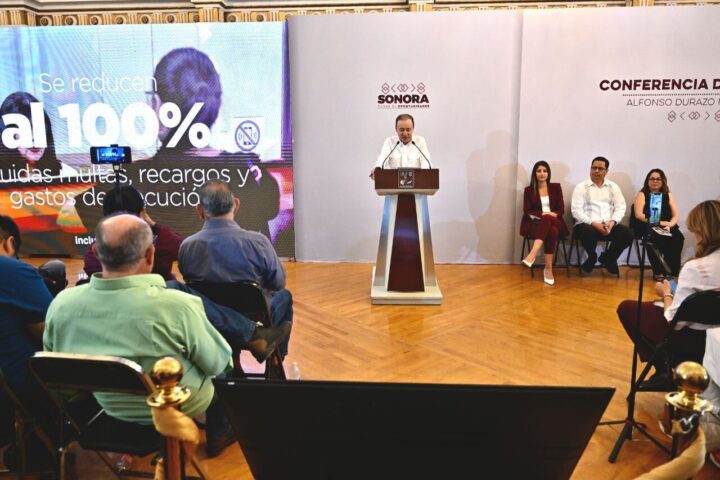 Alfonso Durazo lanza “Borrón y Cuenta Nueva” y elimina adeudos vehiculares.