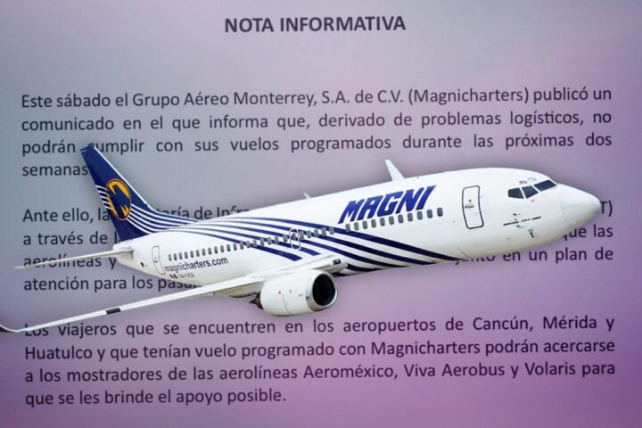 SICT y AFAC atienden caso Magnicharters