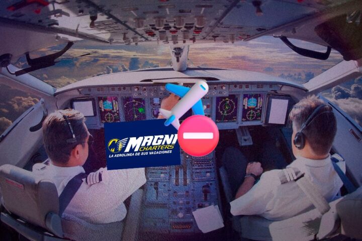 Pilotos de Magnicharters suspenden vuelos por adeudo de viáticos
