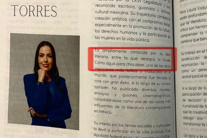 Confunden a Laura Esquivel con la autora de “Como agua para chocolate”