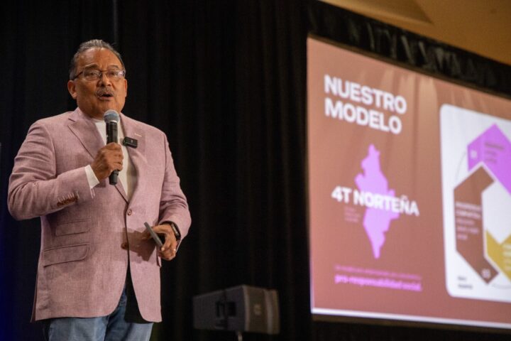 Andrés Mijes presenta la 4T Norteña como modelo de desarrollo en foro internacional.