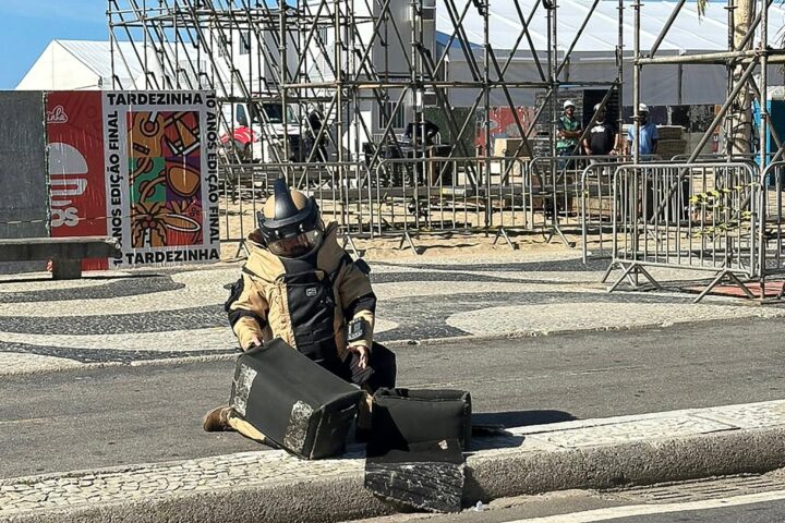 Hallan explosivo en zona del concierto gratuito de Shakira en Brasil