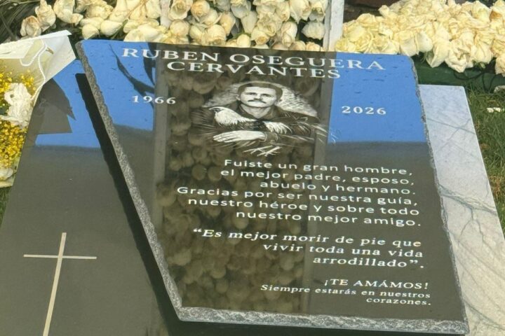 La lápida de 'El Mencho'