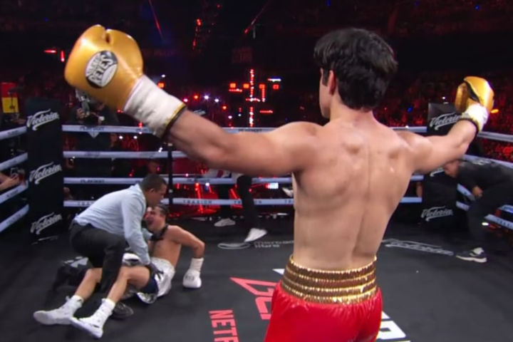 Nocaut de Aaron Mercury sobre Mario Bautista