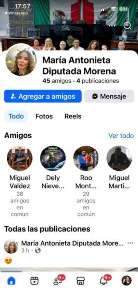 Están pidiendo dinero a mi nombre de manera fraudulenta: Dip María Antonieta