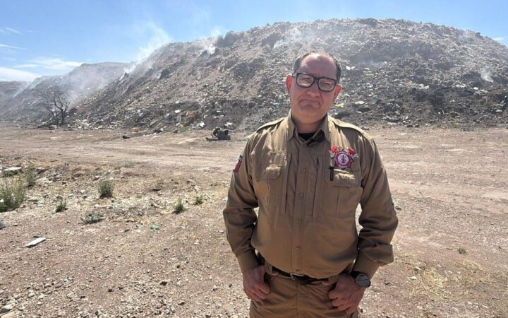 Cumple basurero de Cuauhtémoc tres semanas encendido