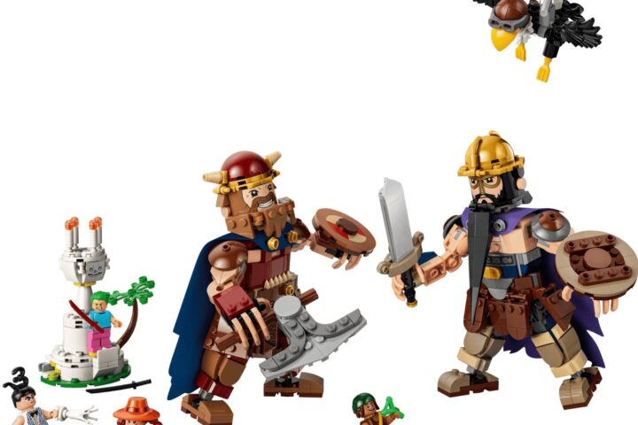 LEGO ONE PIECE Dorry vs. Brogy: Gigantes de Jardín Pequeño