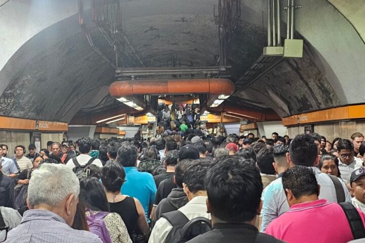 Colapsa Línea 7 del Metro CDMX