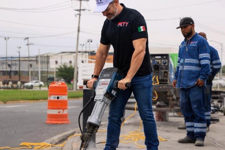 Monterrey realiza adecuaciones viales en zona norte para mejorar movilidad.