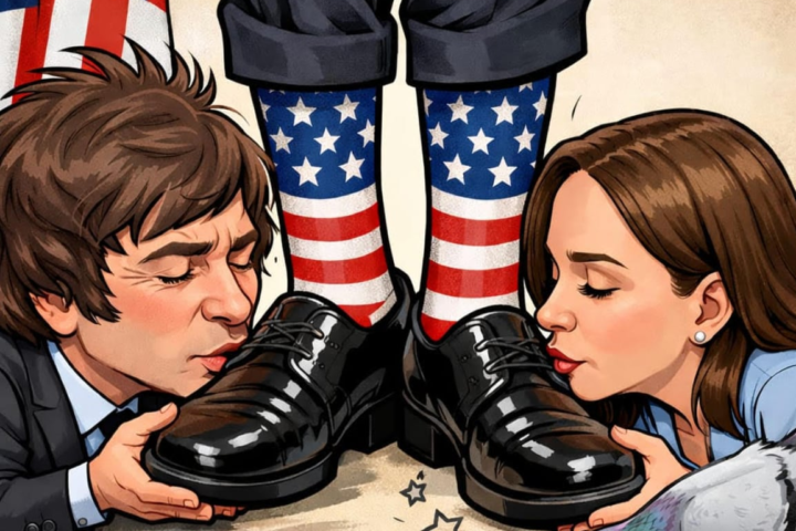 Javier Milei y Corina Machado parecieran los más dignos representantes del migajerismo político. Foto: José Domingo A. Cureño