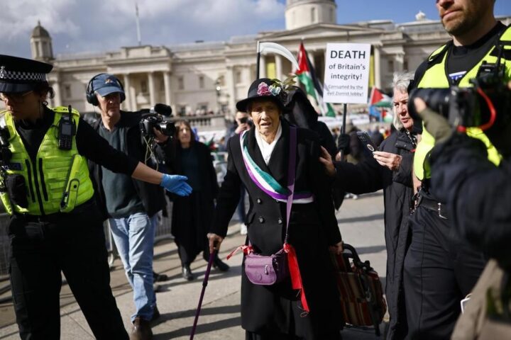 Cerca de cien detenidos en una protesta a favor de Palestine Action en Londres