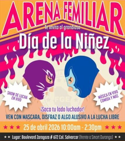 Alista FEM festejo del ‘Día de la Niñez’ con temática de lucha libre