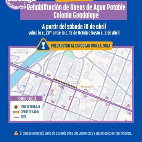 Rehabilitará JMAS Chihuahua línea de agua potable en la colonia Guadalupe