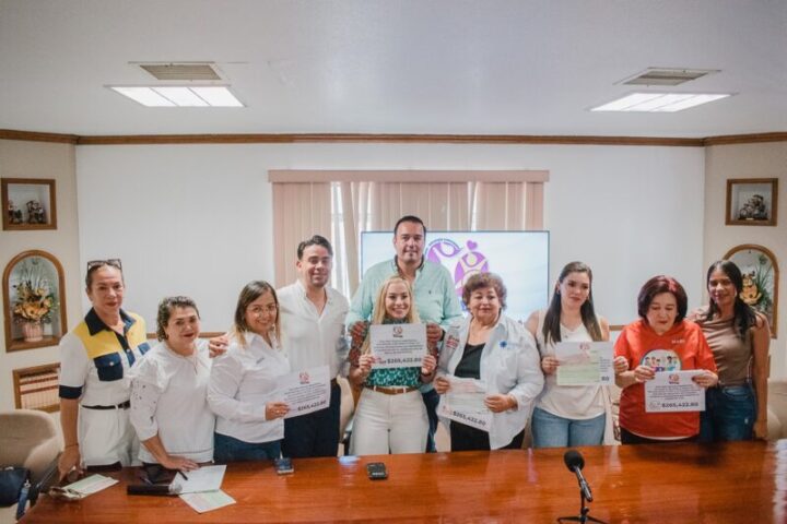 DIF Municipal de Camargo cumple con la entrega de apoyo a 5 instituciones, recurso recaudado en Radio Teletón 2025