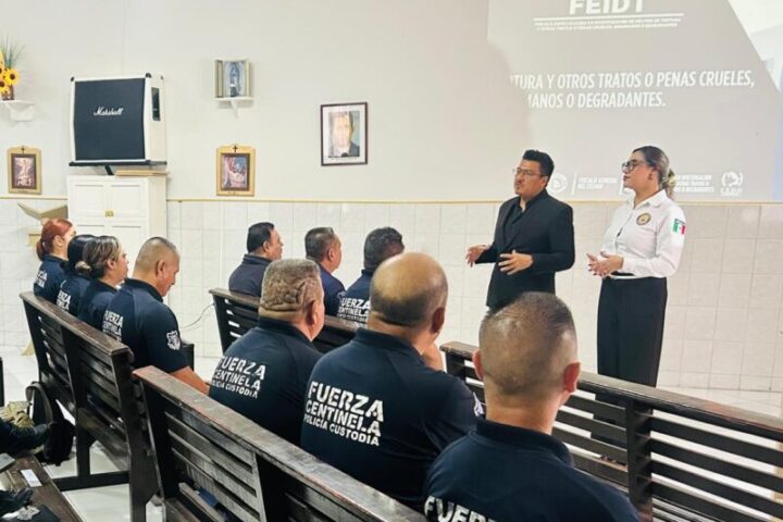 Capacitan a custodios en prevención de tortura