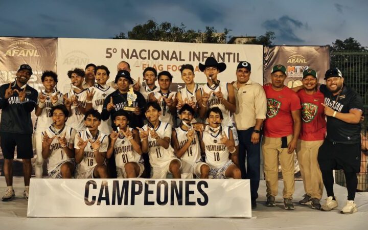 CHIHUAHUA CAMPEÓN NACIONAL DE FLAG FOOTBALL U15 EN MONTERREY, NL.