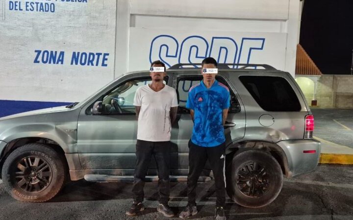 Detienen a dos sujetos con arma y droga en Ciudad Juárez