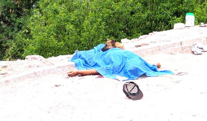 Ejecutan a hombre en arroyo de Chihuahua; su perro no se separó del cuerpo