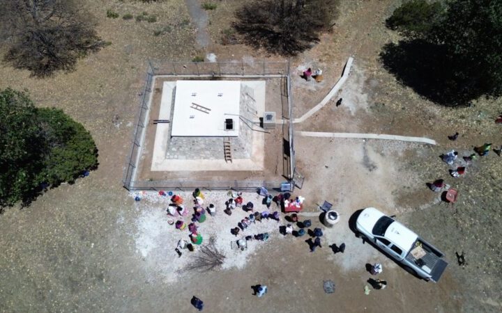 Entrega JCAS sistema integral de agua potable en Baquiriachi, Batopilas